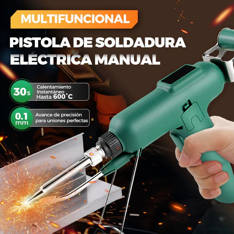 PISTOLA DE SOLDADURA ELECTRICA 80W – SUELDA COMO PROFESIONAL EN SEGUNDOS 🔥