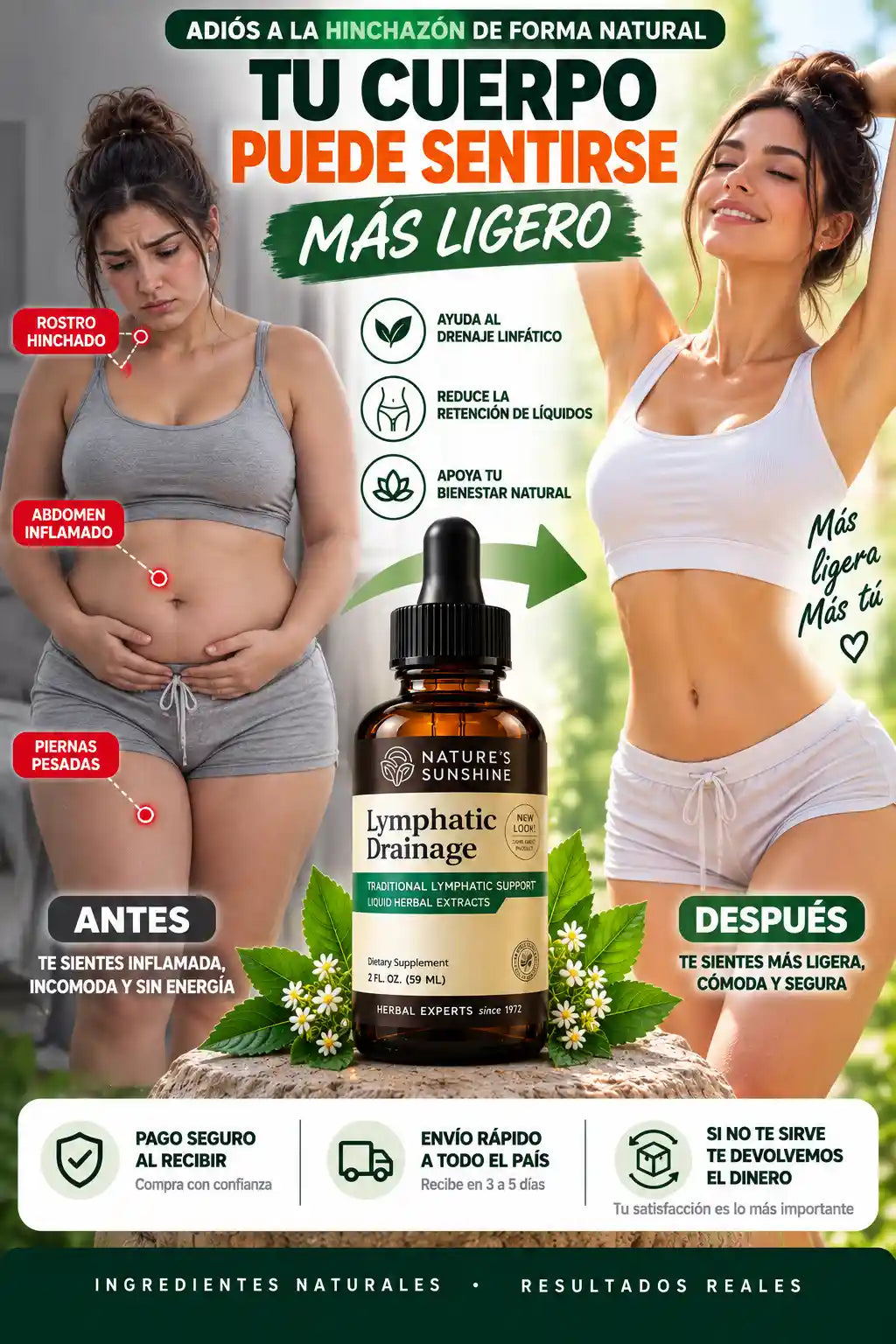 GOTAS DE DRENAJE LINFATICO - ELIMINA LO QUE TU CUERPO YA NO NECESITA