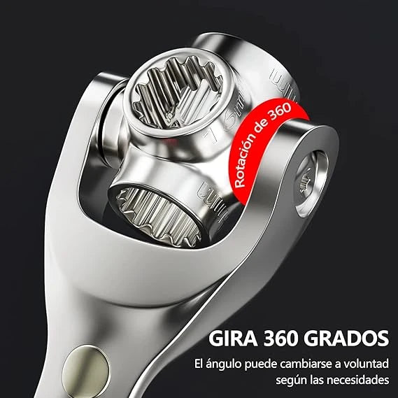 LLAVE INGLESA MULTIFUNCIONAL 8 EN 1