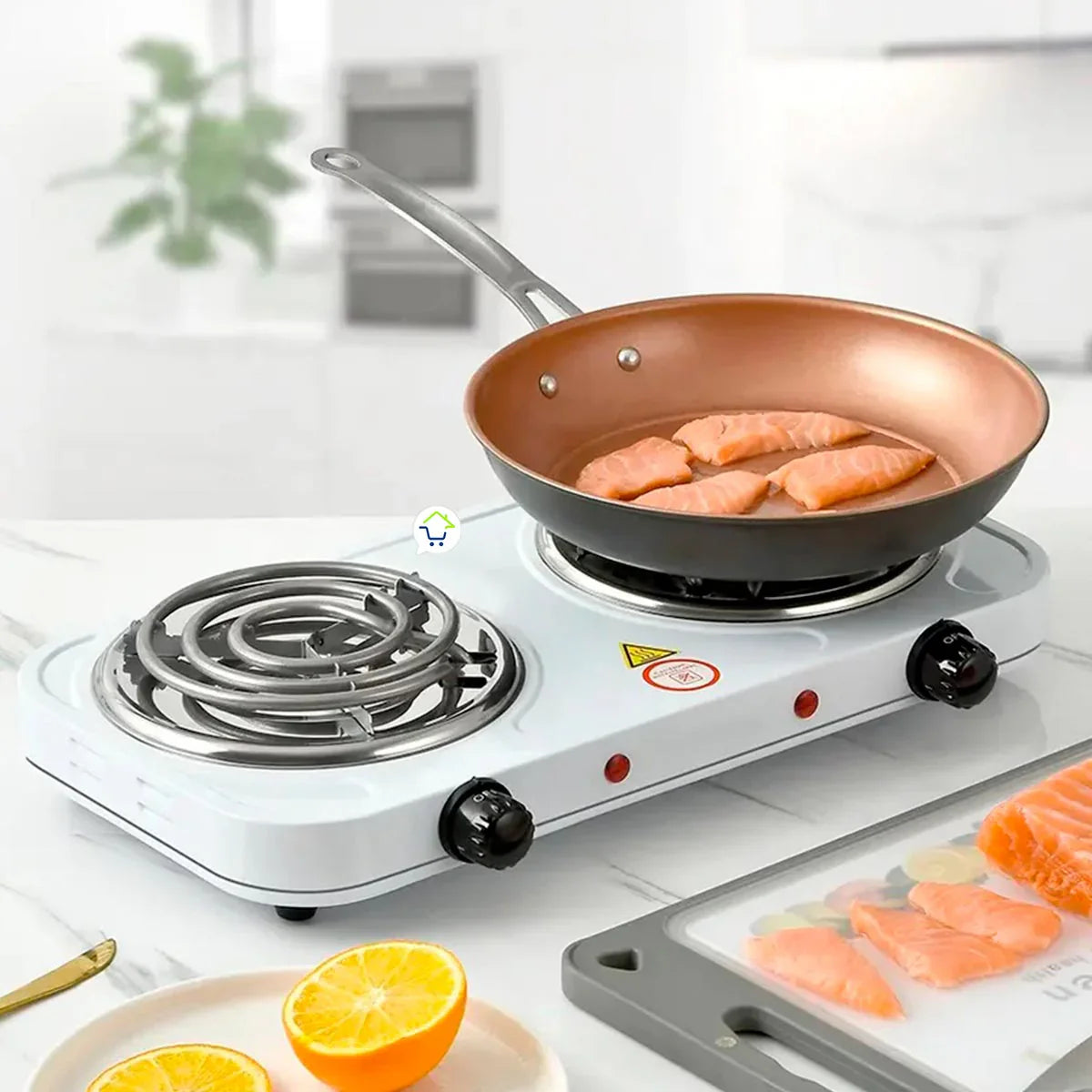¡COCINA SIN GAS Y SIN PREOCUPACIONES! ESTUFA ELÉCTRICA DE 2 PUESTOS