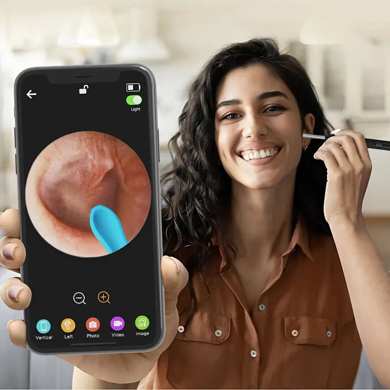 KIT LIMPIADOR DE OÍDOS CON CÁMARA HD – DI ADIÓS A LOS COPITOS