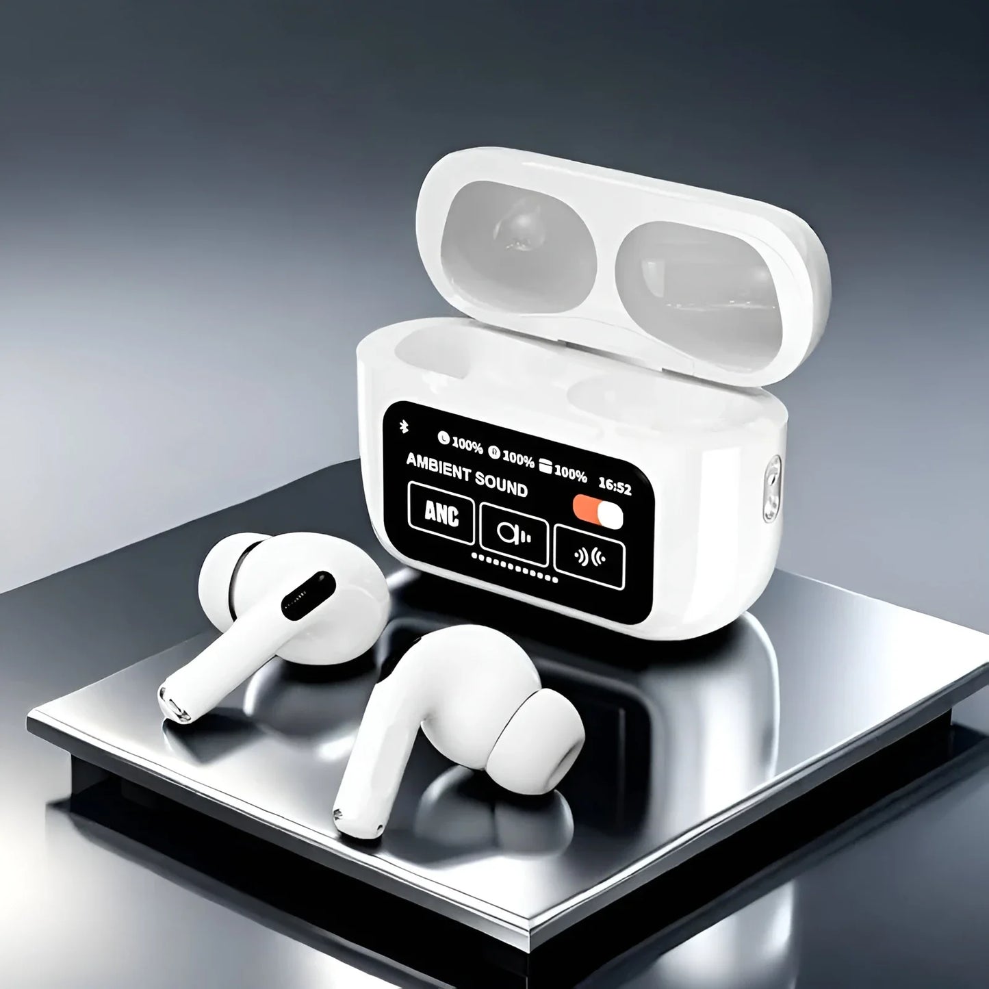 AUDÍFONOS A9 PRO TOUCH: SONIDO PREMIUM CON PANTALLA TÁCTIL