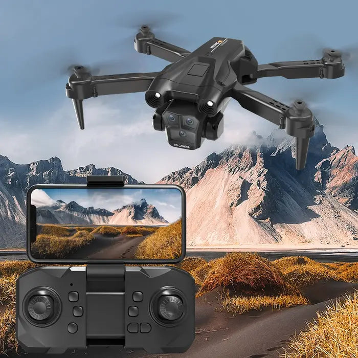 DRON SKY VISION 4K PRO – TRIPLE CÁMARA HD + CONTROL CELULAR