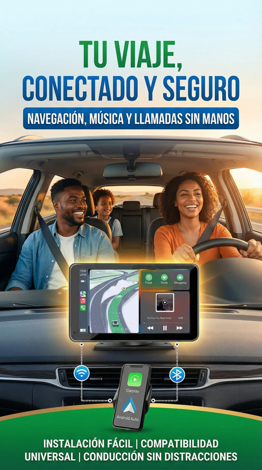 CARPLAY PRODRIVE INALÁMBRICO – CONVIERTE TU AUTO EN INTELIGENTE AL INSTANTE