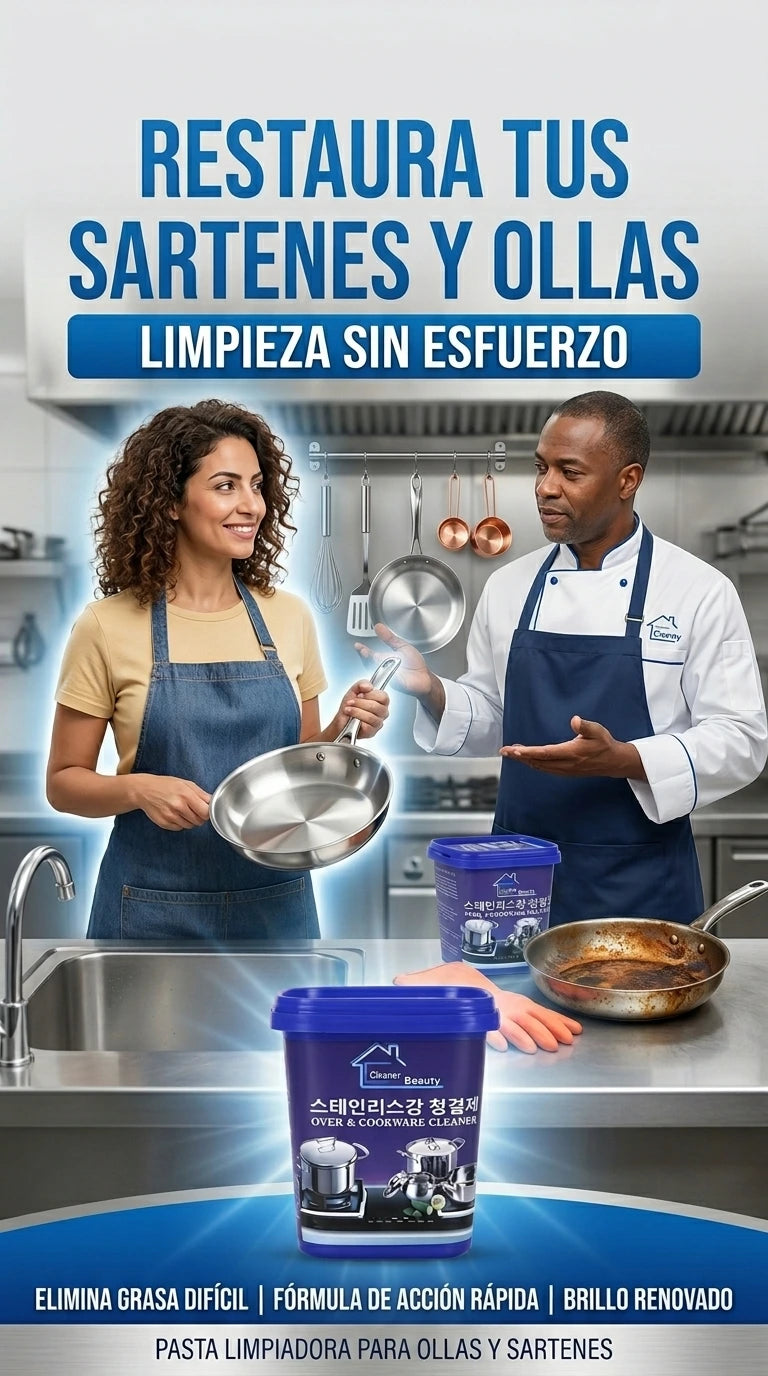 PASTA LIMPIADORA EXTREMA PARA OLLAS Y COCINA – ELIMINA GRASA QUEMADA EN SEGUNDOS SIN ESFUERZO