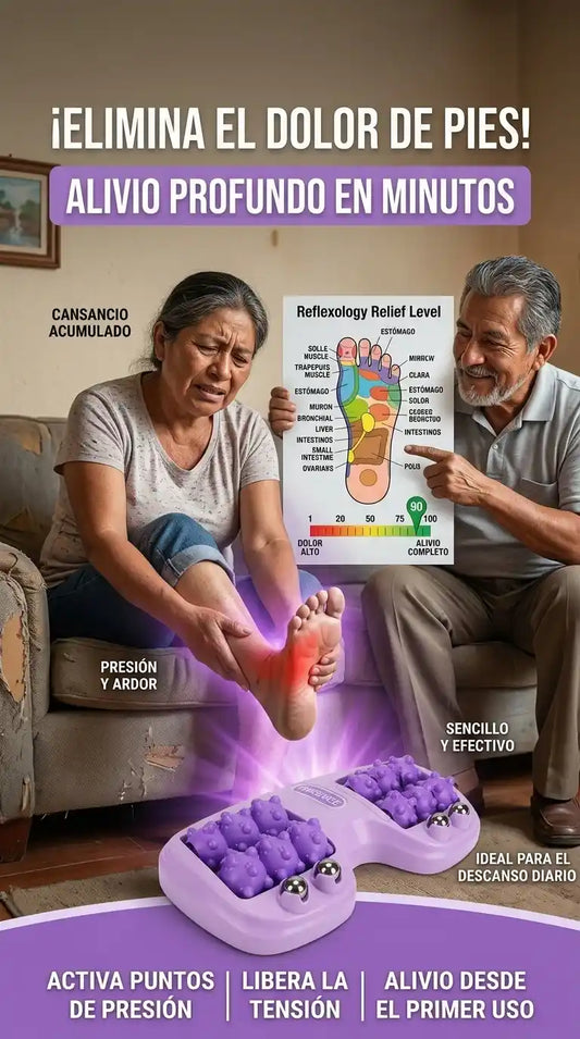 RODILLO DE MASAJE PARA PIES – DI ADIÓS AL DOLOR Y CANSANCIO
