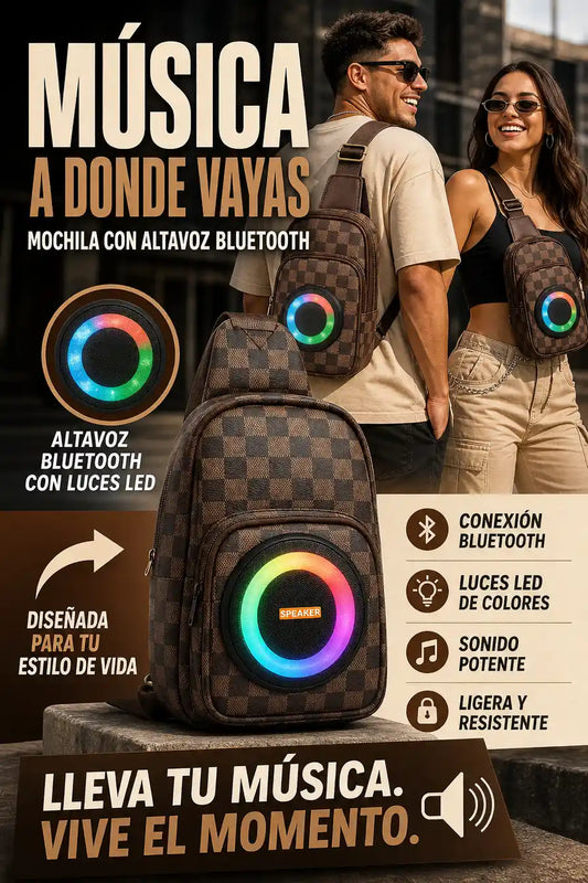 MOCHILA URBANA BLUETOOTH™ | ESTILO, ORDEN Y MÚSICA DONDE VAYAS