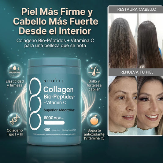 NEOCELL COLLAGEN BIO-PROTEIN ULTRA X 567 GR – REJUVENECE TU PIEL Y FORTALECE TU CABELLO 🔥