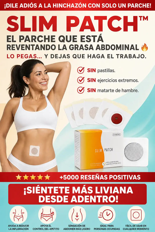 SLIM PATCH - PACK ADELGAZANTE NATURAL - PRODUCTO ORIGINAL (1 CAJA X 30 UNIDADES)