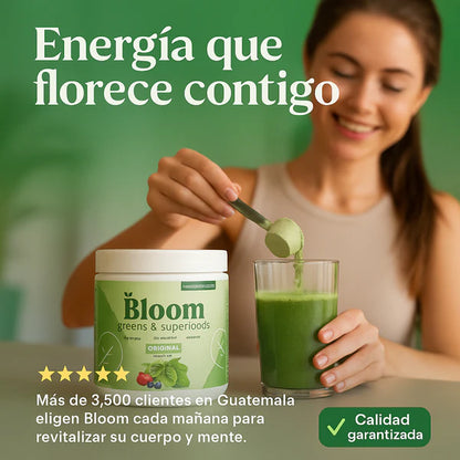 BLOOM NUTRITION GREENS & SUPERFOODS 152GR - ADIÓS HINCHAZÓN, HOLA CUERPO LIVIANO