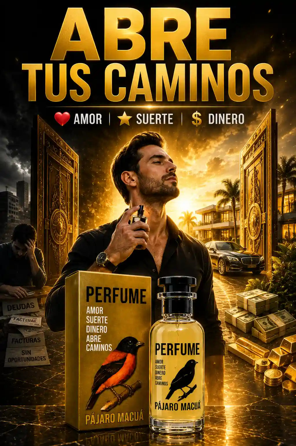 LOCIÓN PÁJARO MACUÁ® – TRADICIÓN PARA EL AMOR, LA SUERTE Y LA PROSPERIDAD
