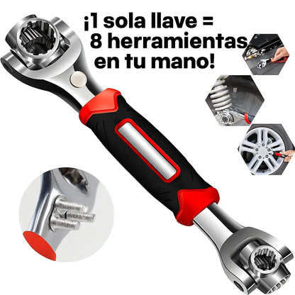 LLAVE INGLESA MULTIFUNCIONAL 8 EN 1
