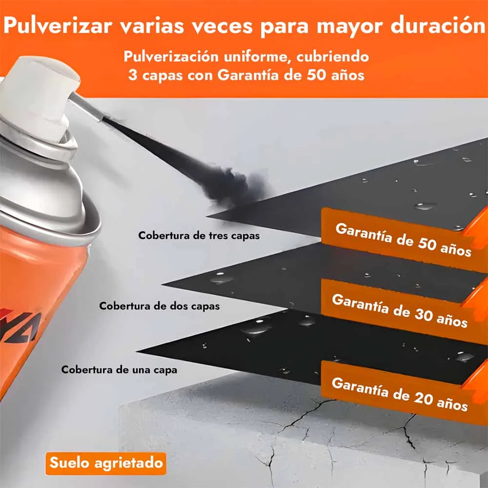 SPRAY SELLADOR IMPERMEABLE – ADIÓS FUGAS Y GRIETAS