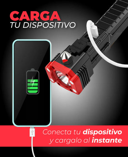 LINTERNA MILITAR 6 EN 1 – TU ALIADA EN EMERGENCIAS