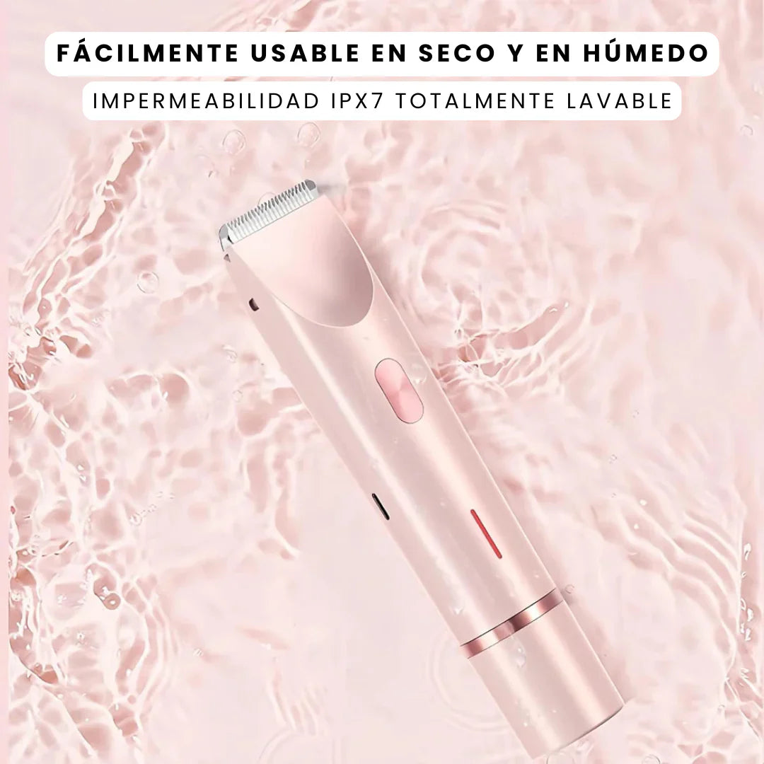 GLOWSHAVE PRO – MÁQUINA DE AFEITAR 2 EN 1 CON DOBLE CABEZAL