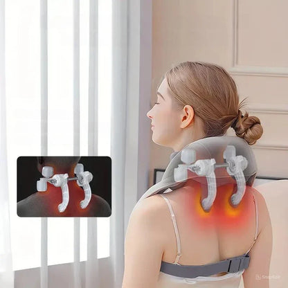 MASAJEADOR DE CUELLO Y HOMBROS ANTIDOLOR – ¡ADIÓS TENSIÓN AL INSTANTE!