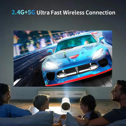 MINI PROYECTOR PORTÁTIL 4K – CONVIERTE CUALQUIER PARED EN CINE