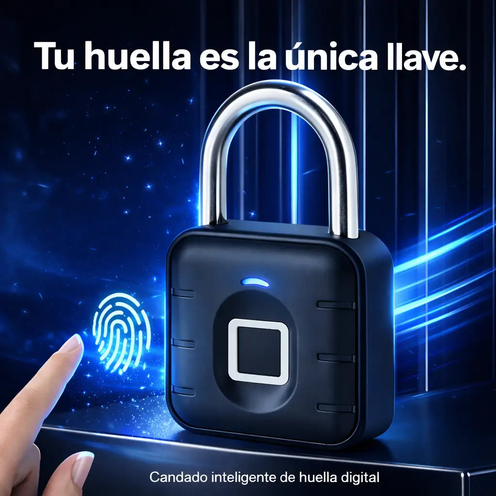 CANDADO INTELIGENTE DE HUELLA DIGITAL
