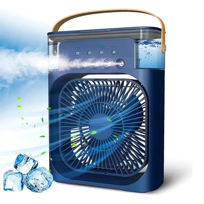 VENTILADOR DE AIRE FRÍO PORTÁTIL CON HUMIDIFICADOR - TU REFUGIO CONTRA EL CALOR
