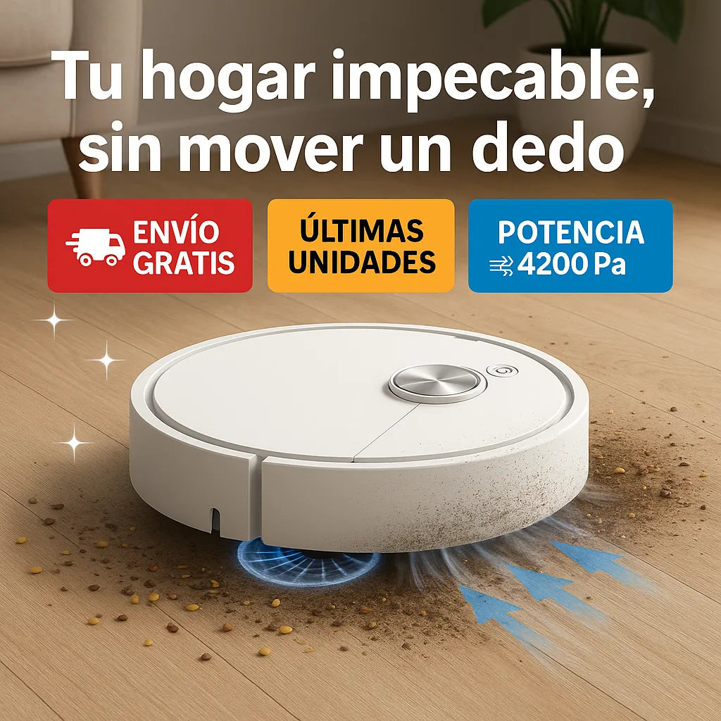 ASPIRADORA ROBOT PREMIUM – LIMPIEZA TOTAL SIN ESFUERZO