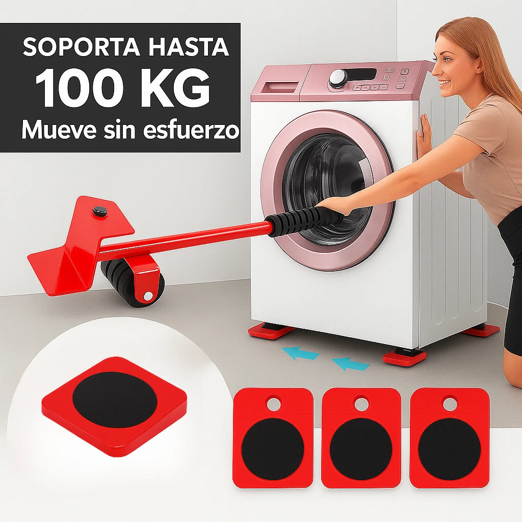 KIT ELEVADOR Y TRANSPORTADOR DE MUEBLES Y ELECTRODOMÉSTICOS