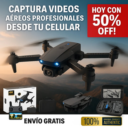 DRON 4K PROFESIONAL CON DOBLE CÁMARA
