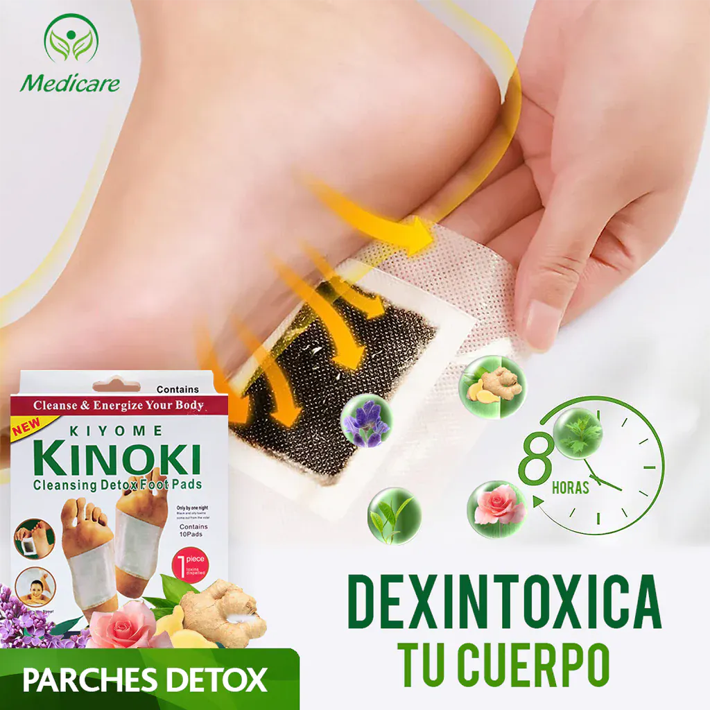 KINOKI PREMIUM™ PACK X10 – DESINTOXICA TU CUERPO NATURALMENTE