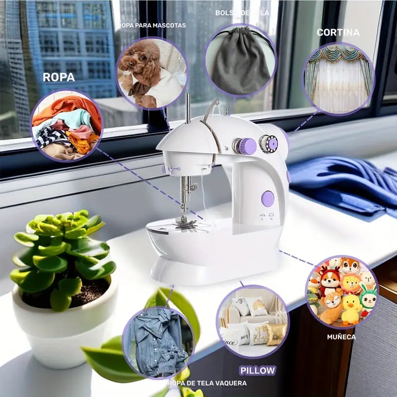 MÁQUINA DE COSER PORTÁTIL – COSTURA FÁCIL AL INSTANTE