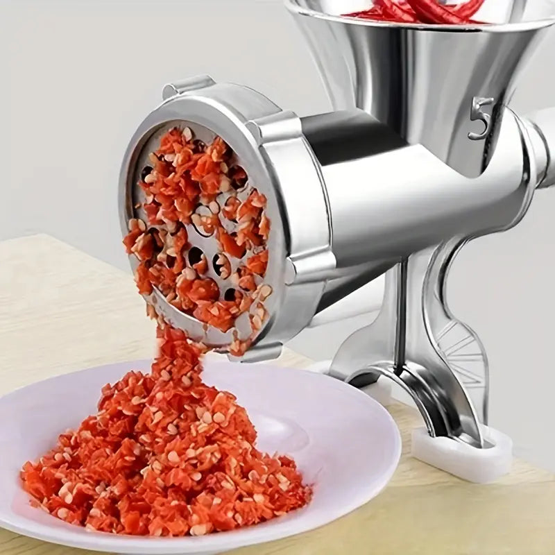 MOLINO MULTIFUNCIONAL 5 EN 1 – PERFECTO PARA CARNE, VERDURAS Y MUCHO MÁS