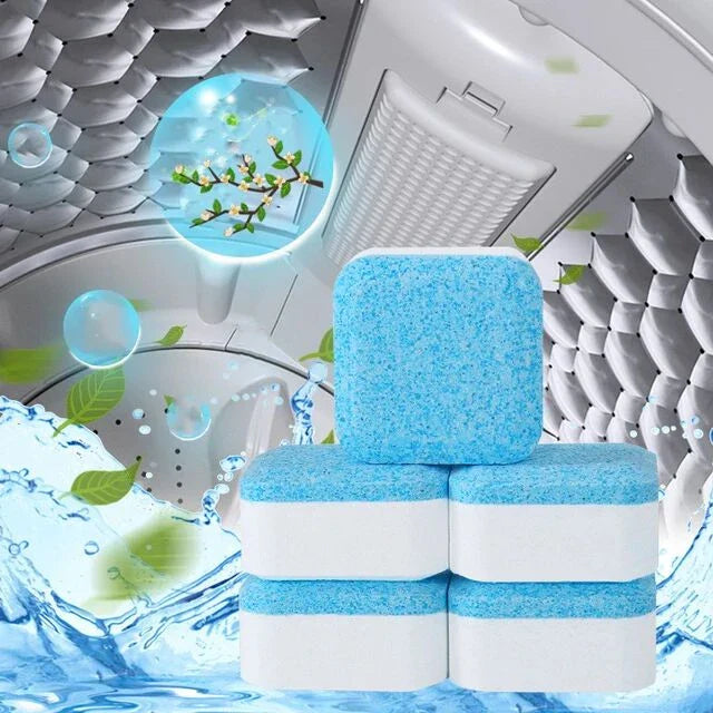 CAJA X12 PASTILLAS LIMPIEZA PROFUNDA LAVADORAS – ELIMINA OLORES Y SUCIEDAD