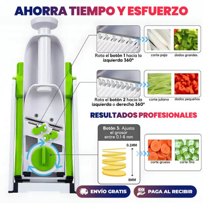 CORTADORA DE VERDURAS PRO – ¡CORTA, REBANA Y AHORRA TIEMPO EN SEGUNDOS!
