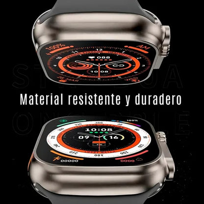 RELOJ INTELIGENTE SMARTWATCH ULTRA + 7 CORREAS GRATIS INCLUIDAS - SOLO POR HOY 🎁