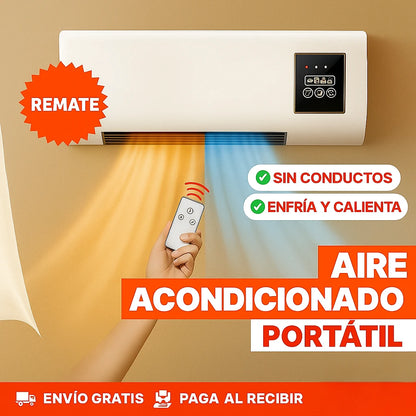 AIRE ACONDICIONADO PORTÁTIL 2 EN 1 – ENFRÍA Y CALIENTA AL INSTANTE