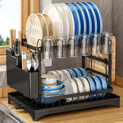 ORGANIZADOR Y ESCURRIDOR DE PLATOS + ENVIO GRATIS