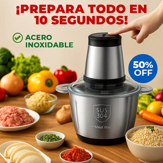 PROCESADOR MULTIUSOS – ¡CORTA, MEZCLA Y DISFRUTA EN SEGUNDOS!