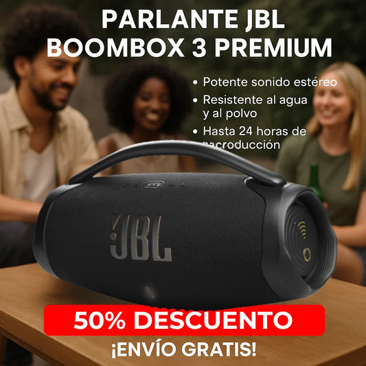 PARLANTE JBL BOOMBOX 3 PREMIUM - ¡DESCUENTO FINAL DE LIQUIDACIÓN