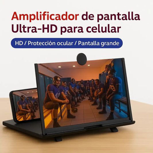 AMPLIFICADOR DE PANTALLA PLEGABLE HD - CONVIERTE TU CELULAR EN UNA MINI PANTALLA GIGANTE
