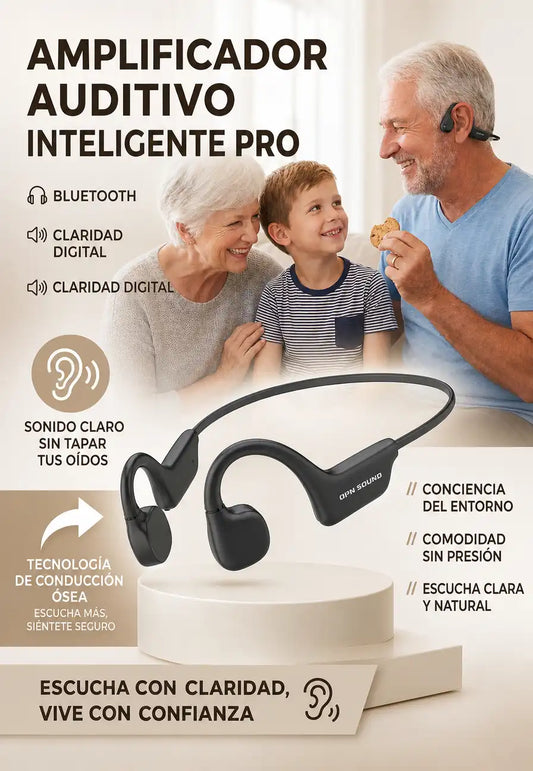 AUDÍFONOS PRO™ AMPLIFICADOR AUDITIVO PARA ESCUCHAR CON MAYOR CLARIDAD