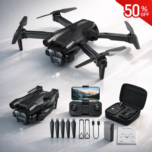 DRON SKY VISION 4K PRO – TRIPLE CÁMARA HD + CONTROL CELULAR