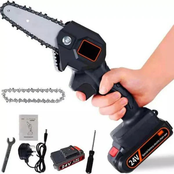 MINI MOTOSIERRA DE CORTE PROFESIONAL CON 2 BATERIAS + MALETIN GRATIS